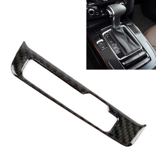 Car Carbon Fiber Gear Panel Decorative Sticker for Audi A4L / A5 / Q5 2013-2016