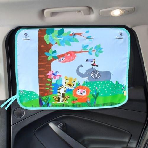 Animal World Pattern Car Large Rear Window Sunscreen Insulation Window Sunshade Cover, Size: 70*50cm