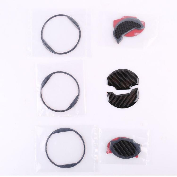 9 PCS Central Air Vents Cover Decorative Sticker Air Outlet Trim Ring for Ford Mustang
