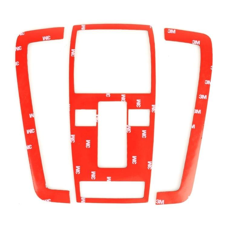 3 PCS Car Front Dome Light Panel Carbon Fiber Decorative Sticker for Mercedes-Benz W204
