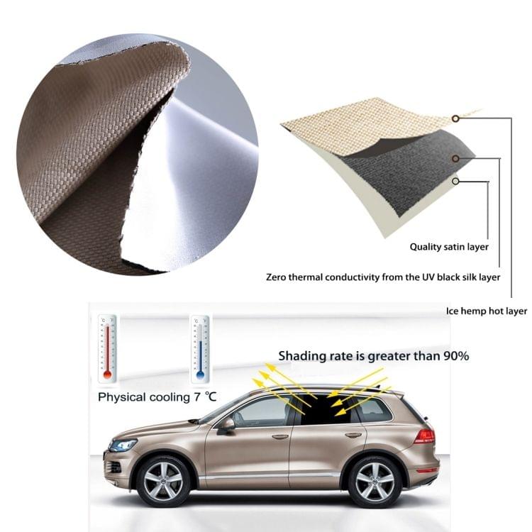 Car Curtain Sunscreen Insulation Window Sunshade Cover Auto Accessories, Size: about 52*68cm, Random Style Delivery