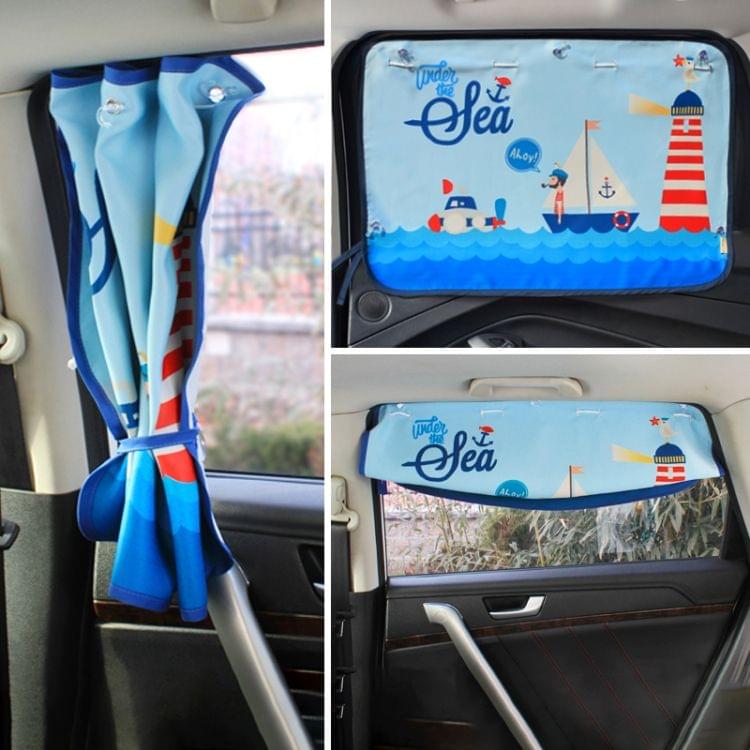 Bo Lele Pattern Car Large Rear Window Sunscreen Insulation Window Sunshade Cover, Size: 70*50cm