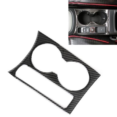 Carbon Fibre Car Water Cup Panel Decorative Sticker for Audi Q3