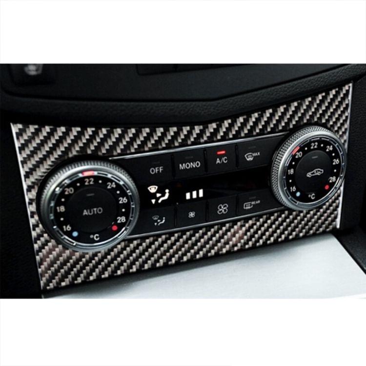 Car Air Conditioning Frame Carbon Fiber Decorative Sticker for Mercedes-Benz W204