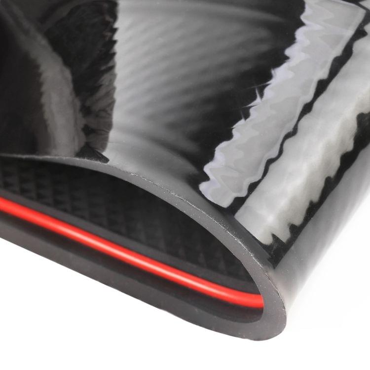 Car Water Cup Gate Slot Mats Plastic Red Anti-Slip Interior Door Pad for Toyota Camry 2018-2019