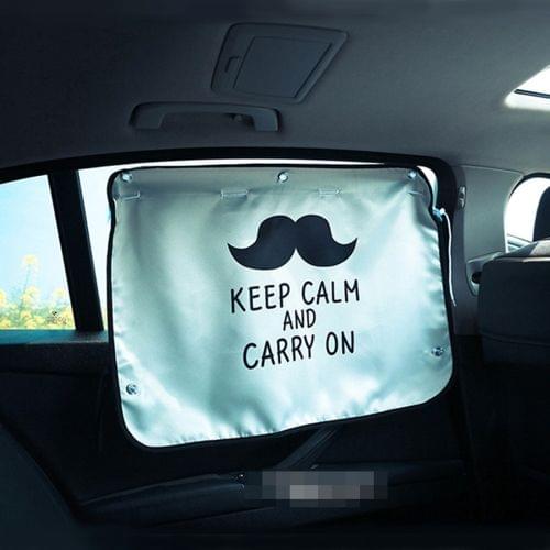 Car Curtain Sunscreen Insulation Window Sunshade Cover Auto Accessories, Size: about 52*68cm
