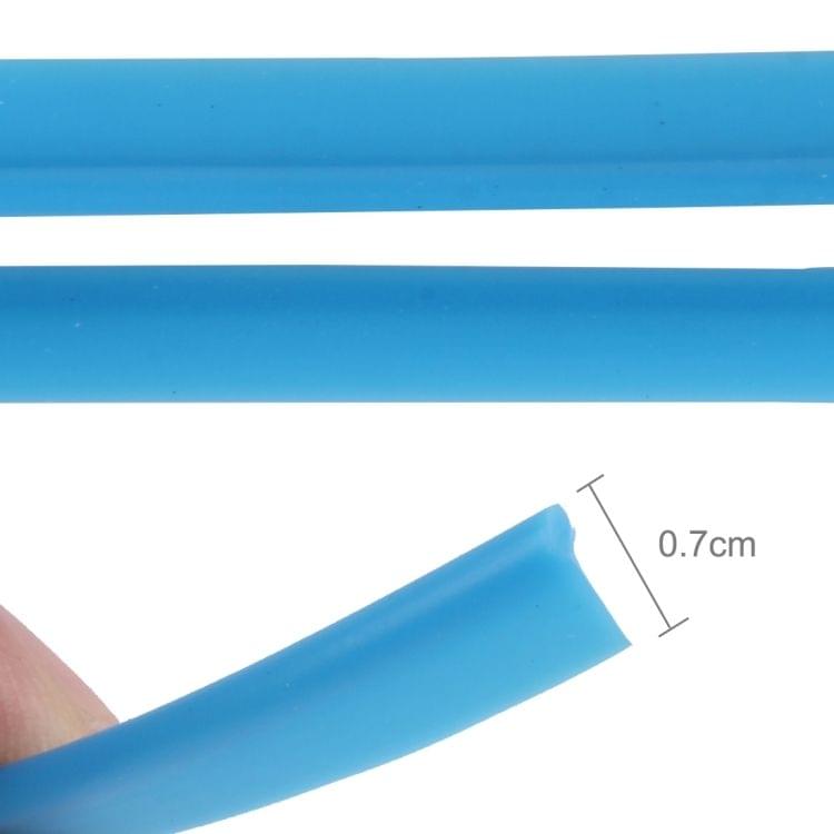 5m Flexible Trim For DIY Automobile Car Interior Moulding Trim Decorative Line Strip(Blue)