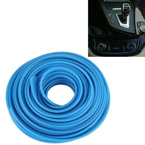 5m Flexible Trim For DIY Automobile Car Interior Moulding Trim Decorative Line Strip(Blue)