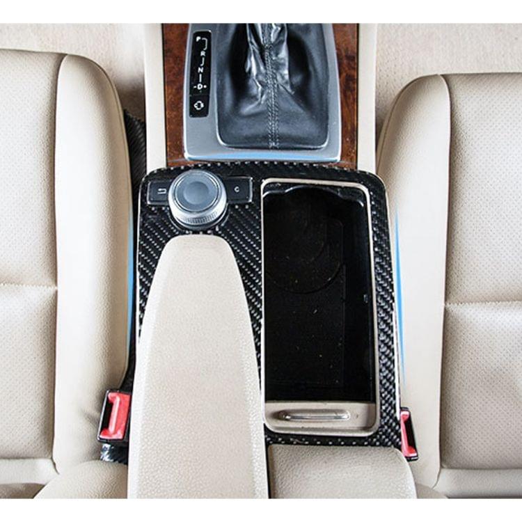 Car Water Cup Panel Carbon Fiber Decorative Sticker for Mercedes-Benz W204