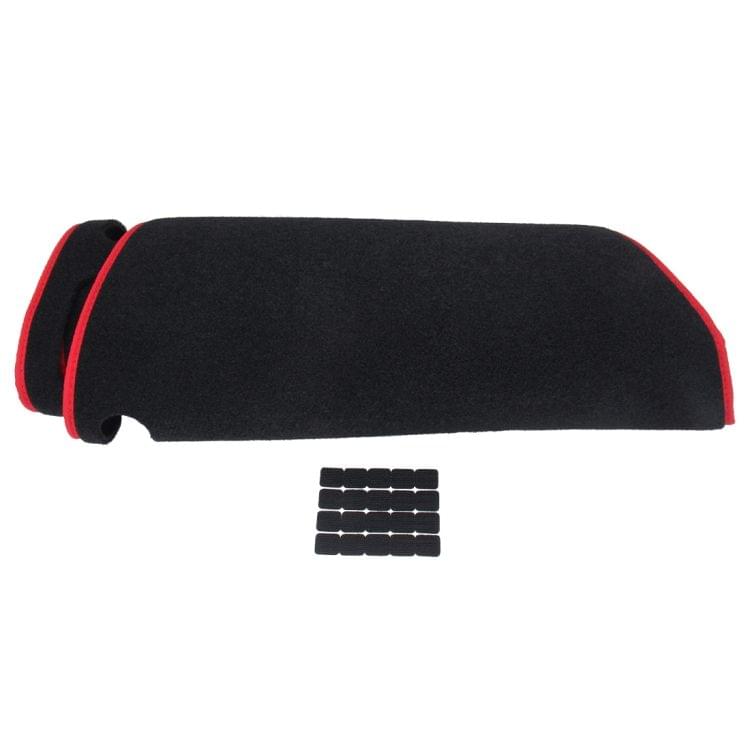 Dark Mat Car Dashboard Cover Car Light Pad Instrument Panel Sunscreen Car Mats for Honda (Please note the model and year)(Red)