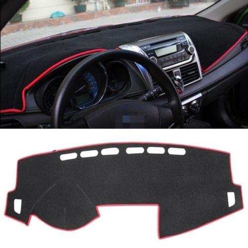 Dark Mat Car Dashboard Cover Car Light Pad Instrument Panel Sunscreen Car Mats for Honda (Please note the model and year)(Red)