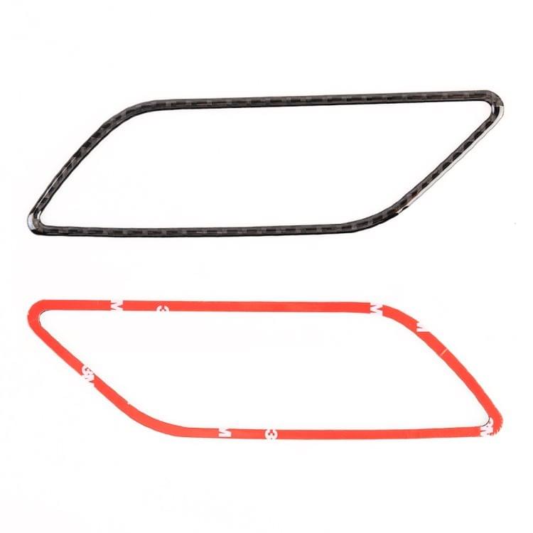 4 PCS Car Carbon Fiber Inner Armrest Decorative Frame for Audi A3