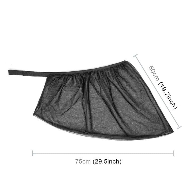 2 PCS Car Front Window Net Yarn Sunscreen Insulation Window Sunshade Cover, Size: 75*50cm