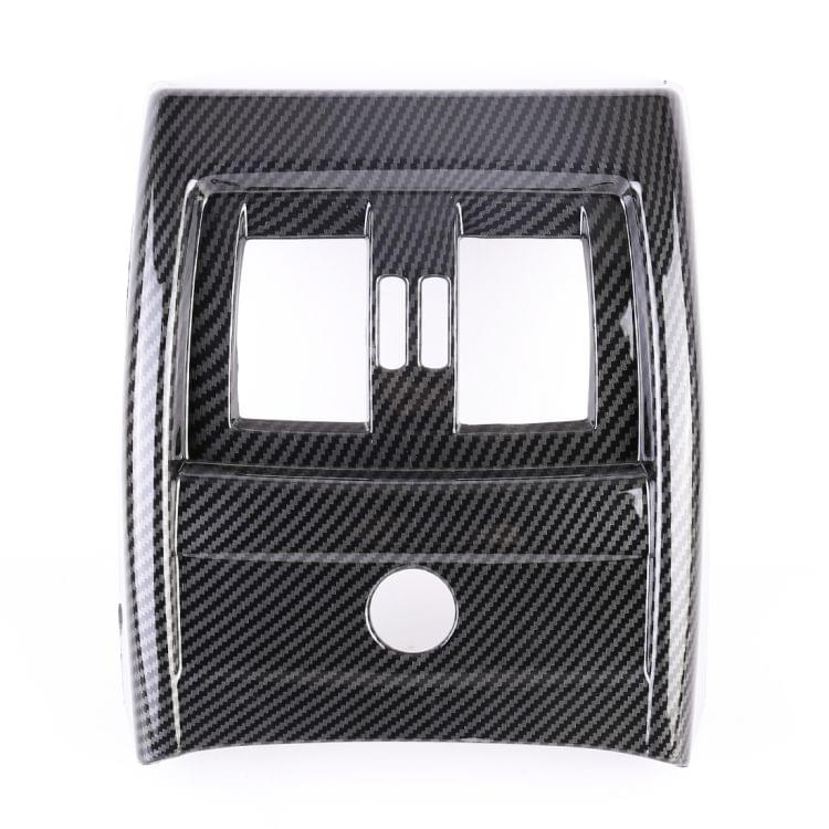 Car Carbon Fiber Texture Rear Air Vents Cover Decorative Sticker for BMW 3 Series