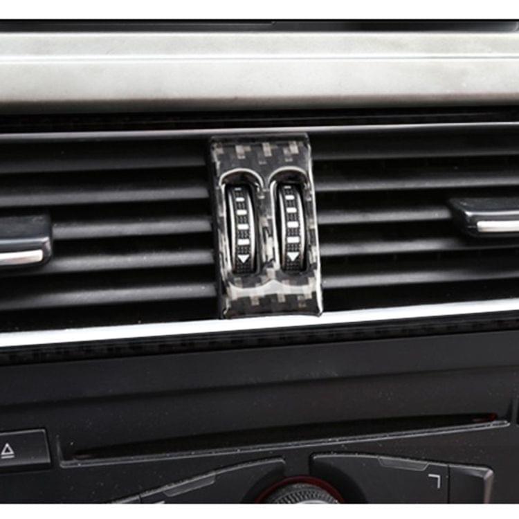 Car Carbon Fiber Air Conditioning Switch Decorative Sticker for Audi A4L / A5 / Q5