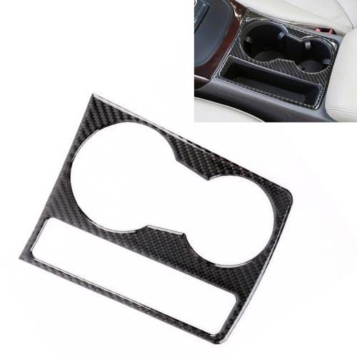 Car Carbon Fiber Water Cup Holder Decorative Sticker for Audi A4L / A5 / Q5