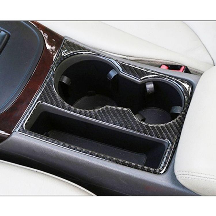 Car Carbon Fiber Water Cup Holder Decorative Sticker for Audi A4L / A5 / Q5