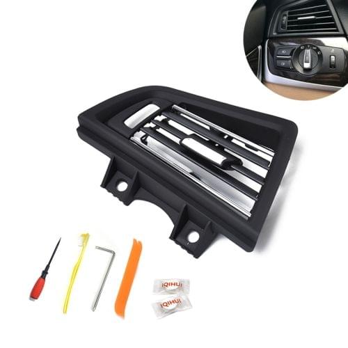 Car Plating Left Console Grill Dash AC Air Vent 642291668835 for BMW 5 Series, with Installation Tools