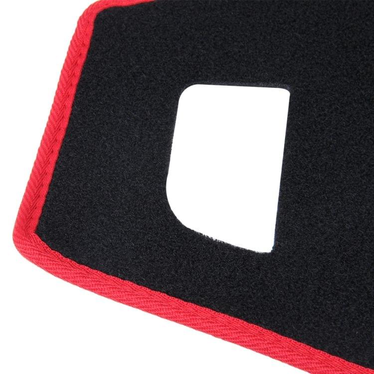 Dark Mat Car Dashboard Cover Car Light Pad Instrument Panel Sunscreen Car Mats for Volkswagen (Please note the model and year)(Red)
