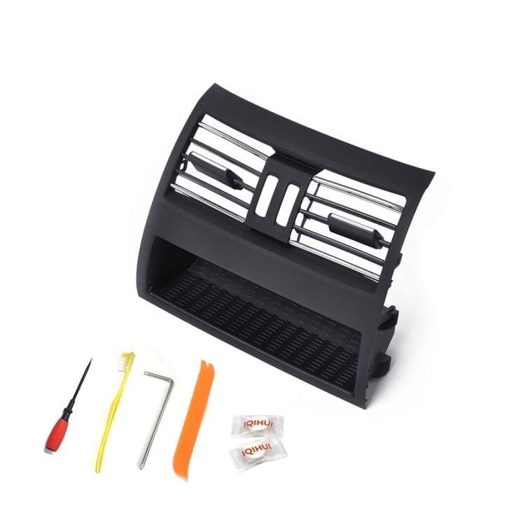 Car Plating Rear Console Grill Dash AC Air Vent 64229172167 for BMW 5 Series, with Installation Tools