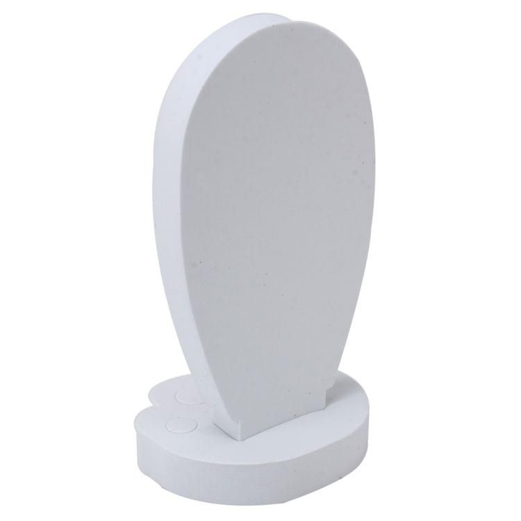 2 PCS Rabbit Ears Shape Car Plastic Decorative Sticker(White)