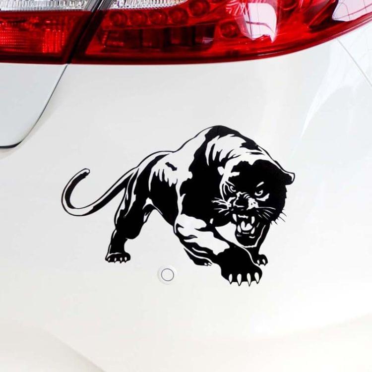 20 PCS Wild Panther Car Body Decal Car Stickers Motorcycle Decorations, Size: 19x12cm(Black)
