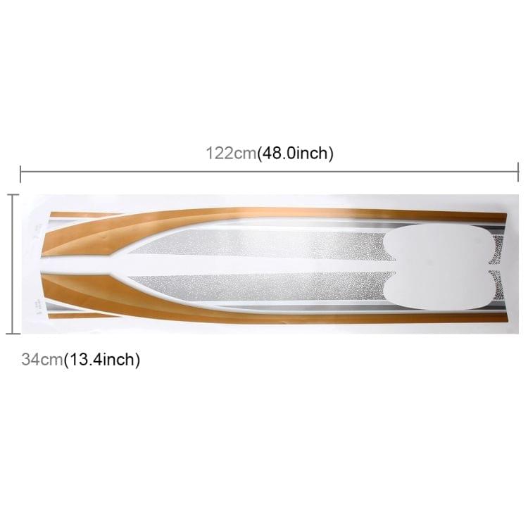 4 PCS SUV Body Decorative Strip Brand Car Streamline Shining Sticker for 2014 Version Prado