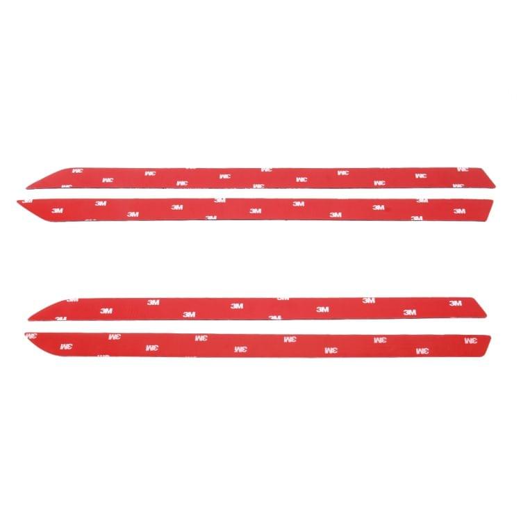 Carbon Fiber 3D Interior Door Trim Decals DIY Decorative Sticker for Honda Civic 10th Gen