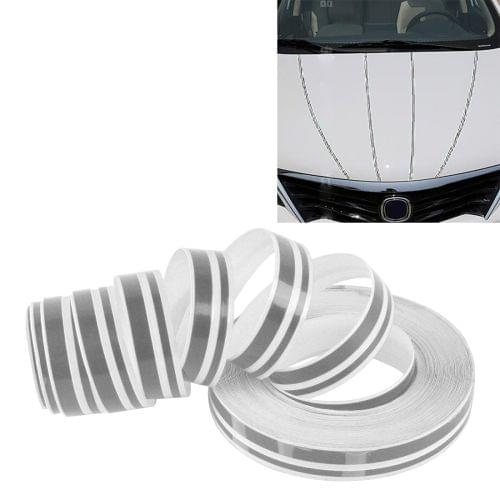 12mm × 9.8m Car Self Adhesive Decorative Stripe Tape Line(Grey)