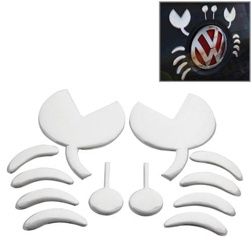 3D Crab Pattern Auto Emblem Logo Decoration Car Sticker, Size: 10cm x 8cm (approx.)(Silver)