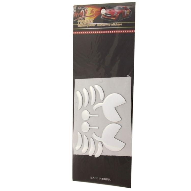 3D Crab Pattern Auto Emblem Logo Decoration Car Sticker, Size: 10cm x 8cm (approx.)(Silver)