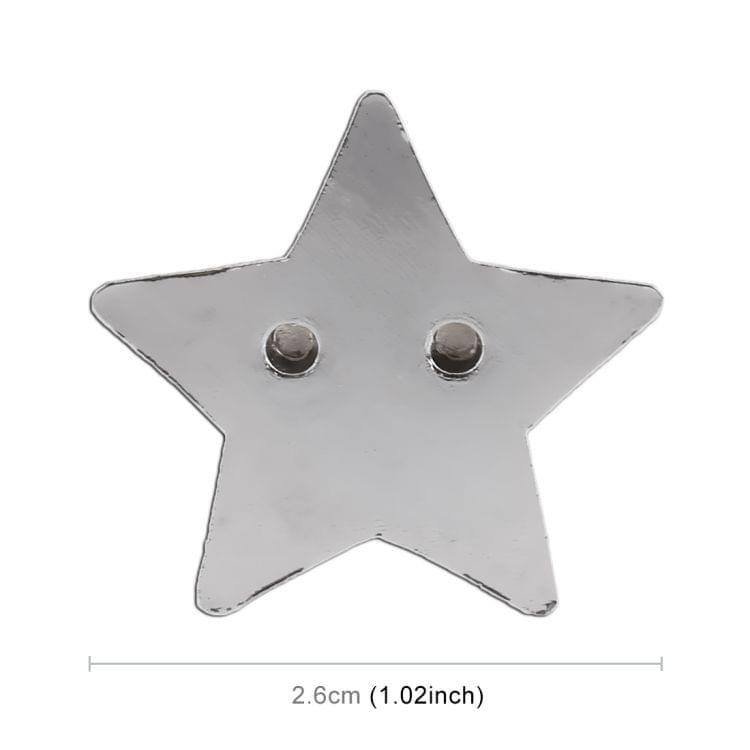 Star Pattern Car Metal Body Decorative Sticker (Red)