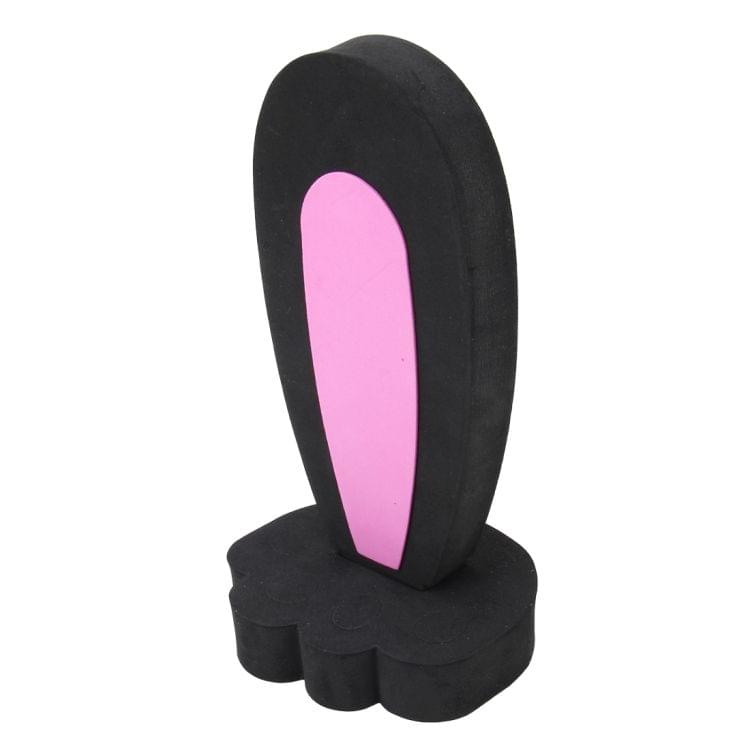 2 PCS Rabbit Ears Shape Car Plastic Decorative Sticker(Black)