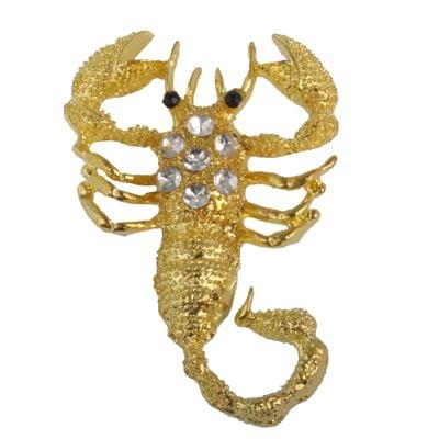 Scorpions Style Chrome Badges (Golden)