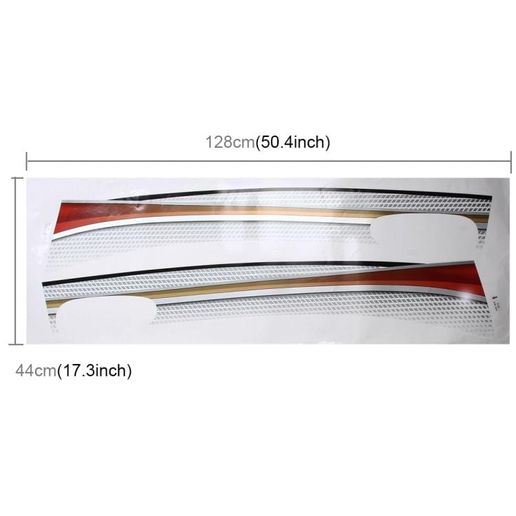 4 PCS SUV Body Decorative Strip Brand Car Streamline Shining Sticker for 2015 Version Prado