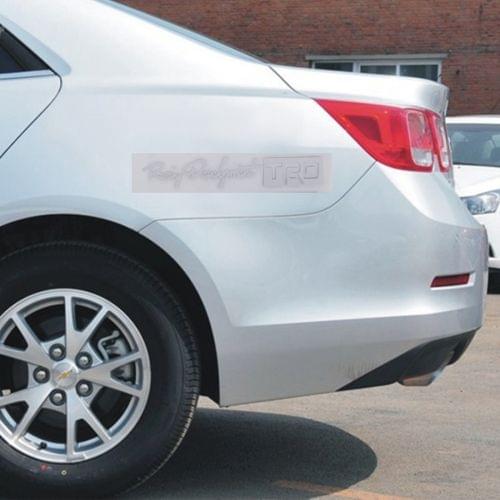 4 PCS 3M Series Car Plastic Reflect Warning Sticker Outside Sticker(White)