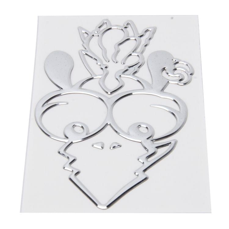Elf  Shape Car Plastic Decorative Sticker，Size: 8 x 12.5 cm