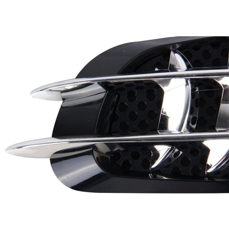 OUSHIBA OB-514 2 PCS JDM Style Car Decorative Air Flow Intake Turbo Bonnet Hood Side Vent Grille Cover Sticker