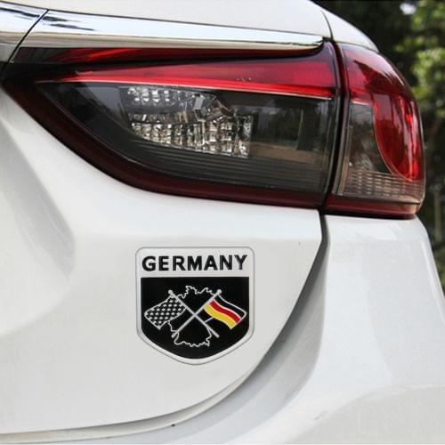 Car-Styling German Flag Pattern Random Decorative Sticker