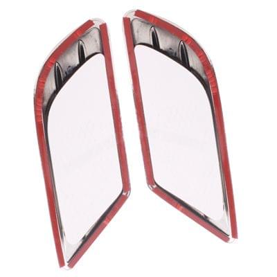 Car Decoration Stickers, Pair(Silver)