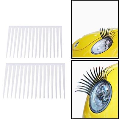 2 PCS Etle ElecTric Eye Vehicle Eyelashes(White)