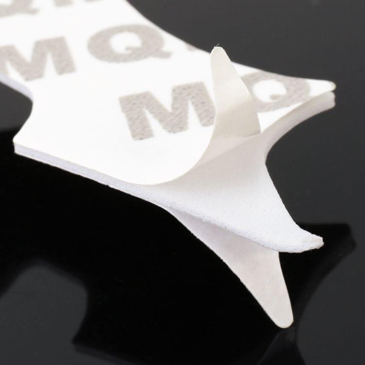 Fashionable Bat Style 3D Car Decoration Sticker(Silver)