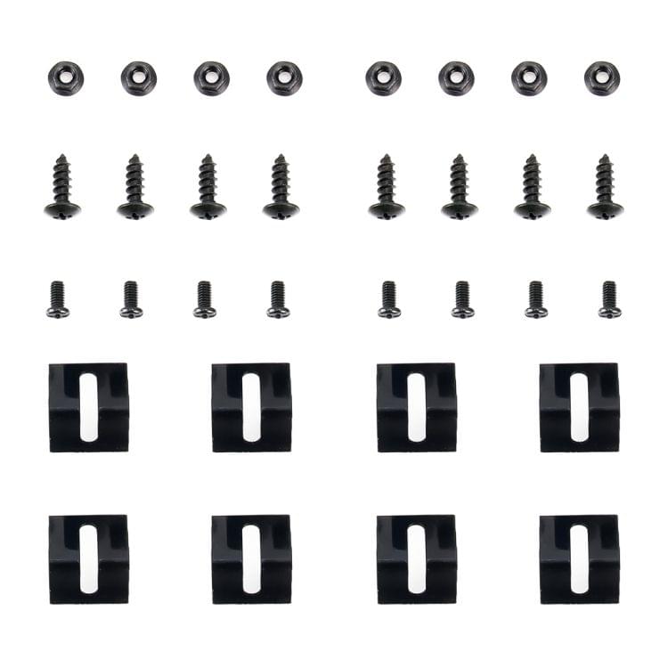 4 PCS Car-Styling Blade Decorative Sticker(Black)