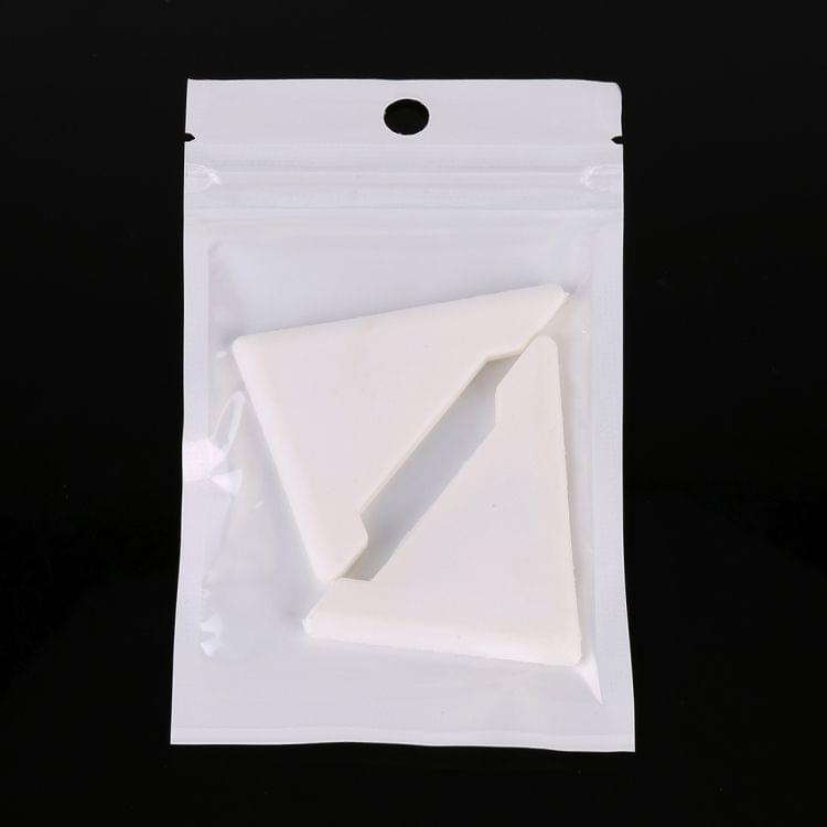 Universal Car Body Silicone Anti-collision Sticker Door corner Protector(White)