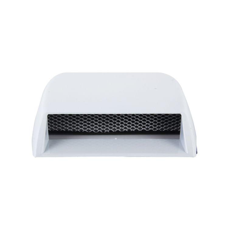 Car Turbo Style Air Intake Bonnet Scoop for Car Decoration(White)