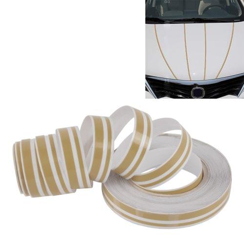 12mm × 9.8m Car Self Adhesive Decorative Stripe Tape Line(Gold)