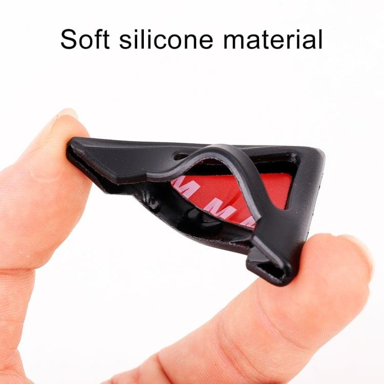 Universal Car Body Silicone Anti-collision Sticker Door corner Protector(Red)