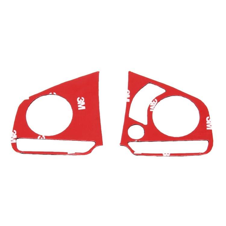 2 in 1 Carbon Fiber Steering Wheel Button Trim Interior DIY Sticker for Honda Civic 10th Gen(Deluxe)