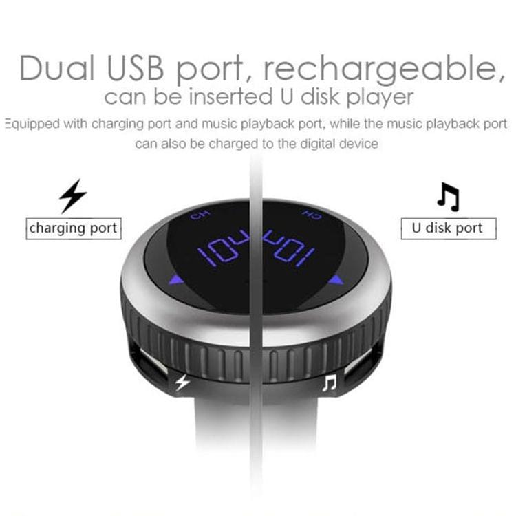 BT69 Car Stereo Radio Bluetooth MP3 Audio Player Multi-functional Bluetooth Hands-free Calling Bluetooth APP Position (Random Color Delivery)