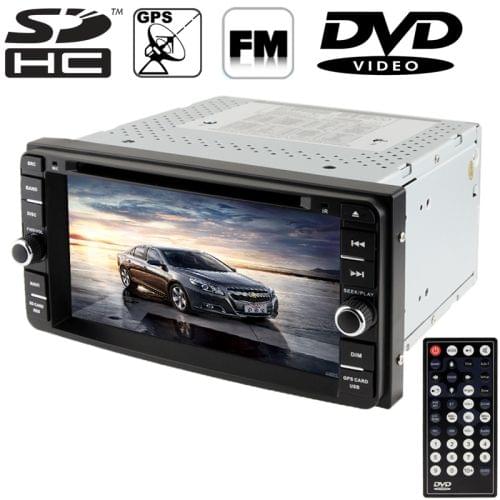 6.95 inch High Definition Digital TFT Display Touch Screen Car MP4 / DVD Player with Remote Controller, Support GPS / Bluetooth / TV System / USB / SD Card / Aux In